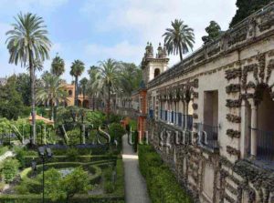 Garden of the Ladies of the Alcazar of Seville