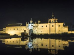 Vue de nuit de la Cartuja de Séville