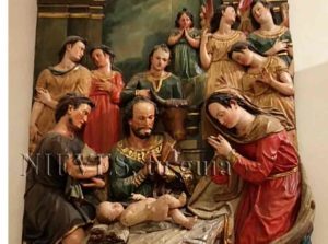 Reliefs of the interior of the Church of the Savior of Seville