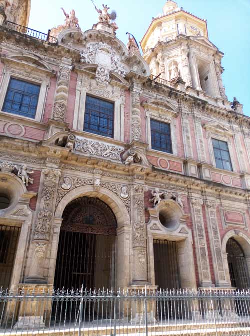 Facade of the Church of San Luis de los Franceses