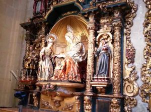 Imágenes de la Virgen del interior de la Iglesia del Salvador de Sevilla