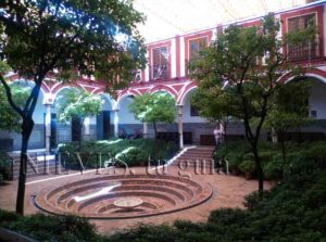 Patio of the Hospital de los Venerables in Seville