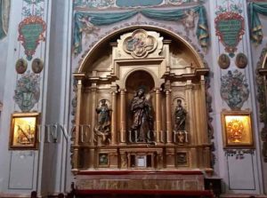 Partial view altarpiece