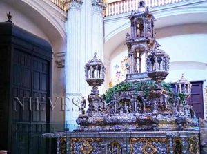Interiors of the Church of the Savior of Seville