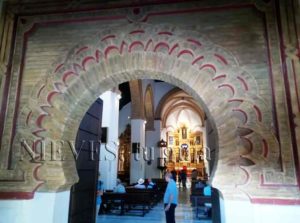 Interior of the Church of Santa Catalina in Seville