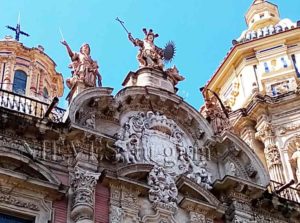 Facade of the Church of San Luis of the French in Seville